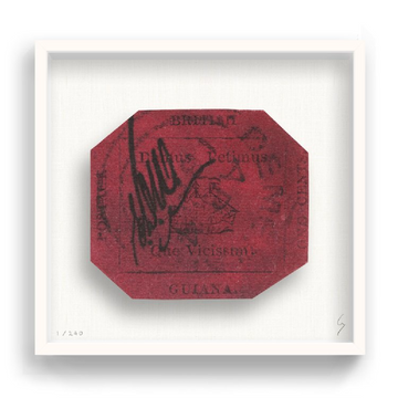 British Guiana - 1 CENT MAGENTA FRONT – PANTOGRAPHY